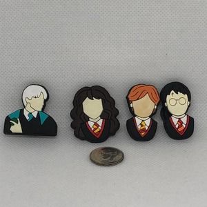4-pc set of Harry Potter Collection Croc Charms Jibitz